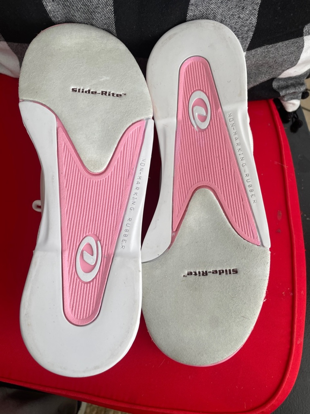 Dexter White and Pink Low-Profile Sneakers - Picture 3 of 5